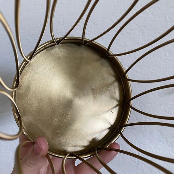 Target Threshold Gold Metal Wire Kitchen Utensils Holder / Storage Basket - Picture 4 of 5